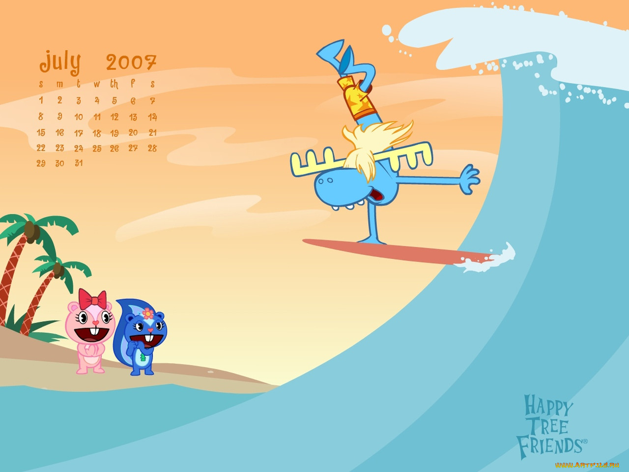 , happy, tree, friends